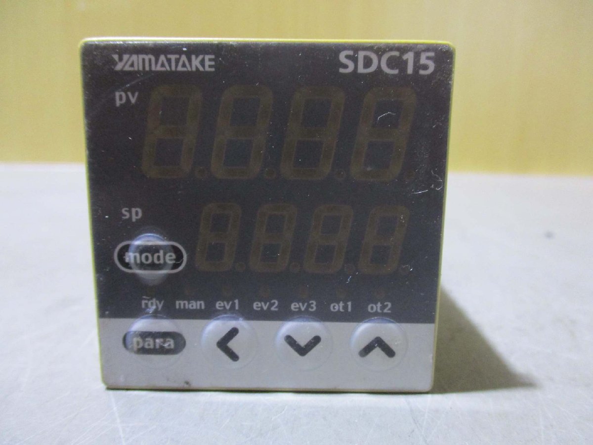 中古 YAMATAKE SDC15 デジタル指示調節計(JADR50314D030)_画像7