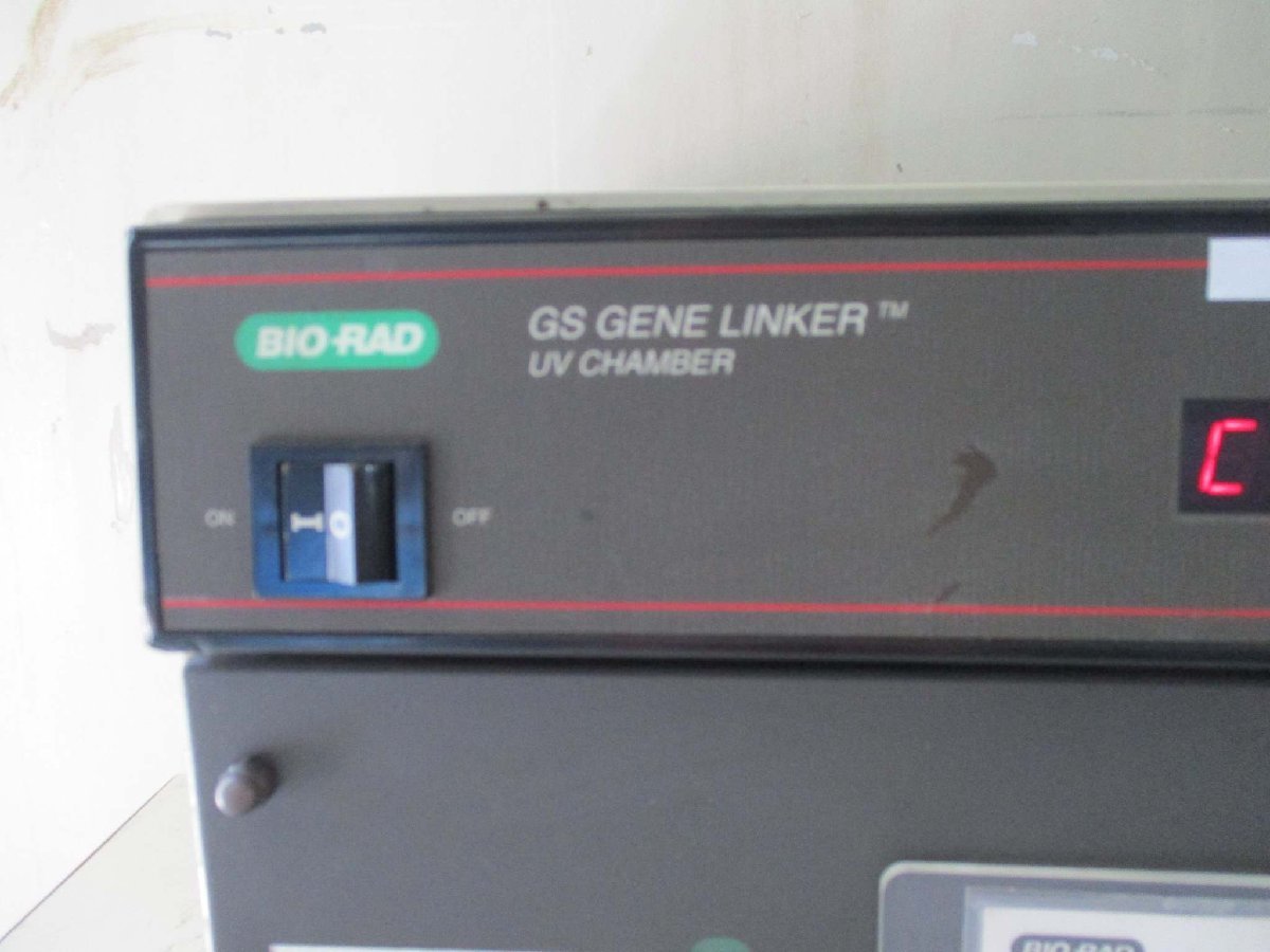 中古 Bio-Rad GS Gene Linker UV Chamber UVクロスリンカー 通電OK(HACR41109E013)_画像7