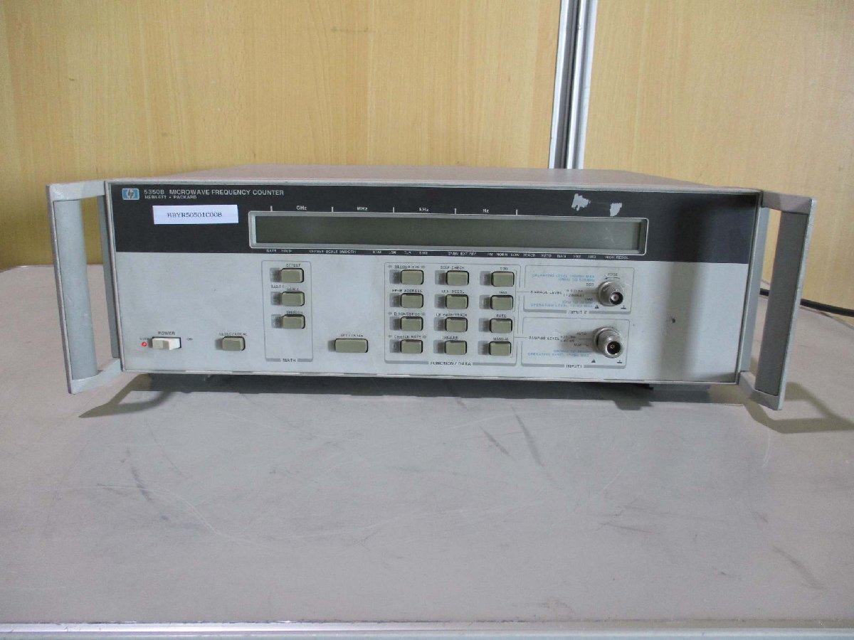 中古 HP 5350B Microwave Frequency Counter 通電OK(HBSR50501B008)