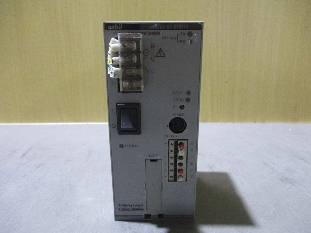 中古 YAMATAKE WY5110W0000 多目的コントローラー トランスデューサー メーター AC100V-240V(JBRR50513C059)_画像6