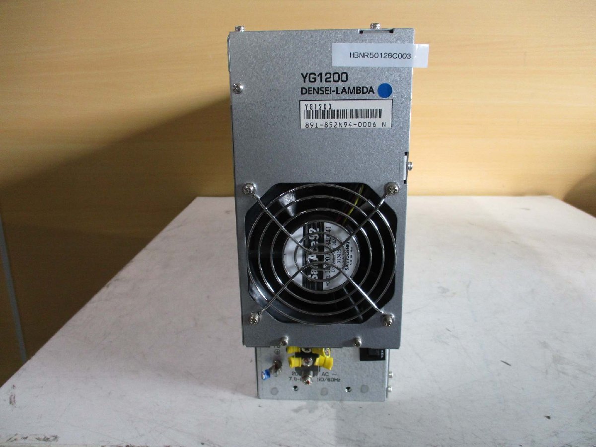 中古YG1200 DENSEI-LAMBDA 89I-852N94-0006 N 200-240V 7.8-6.5A 50/60Hz(HBNR50126C003)_画像2