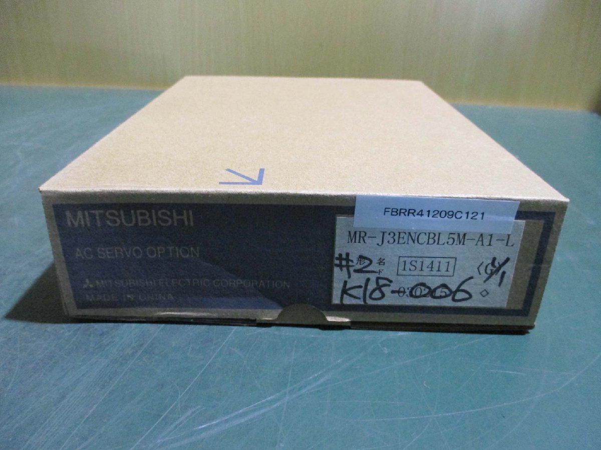新古 MITSUBISHI MR-J3ENCBL5M-A1-L エンコーダケーブル ACサーボモータ用(FBRR41209C121)_画像5