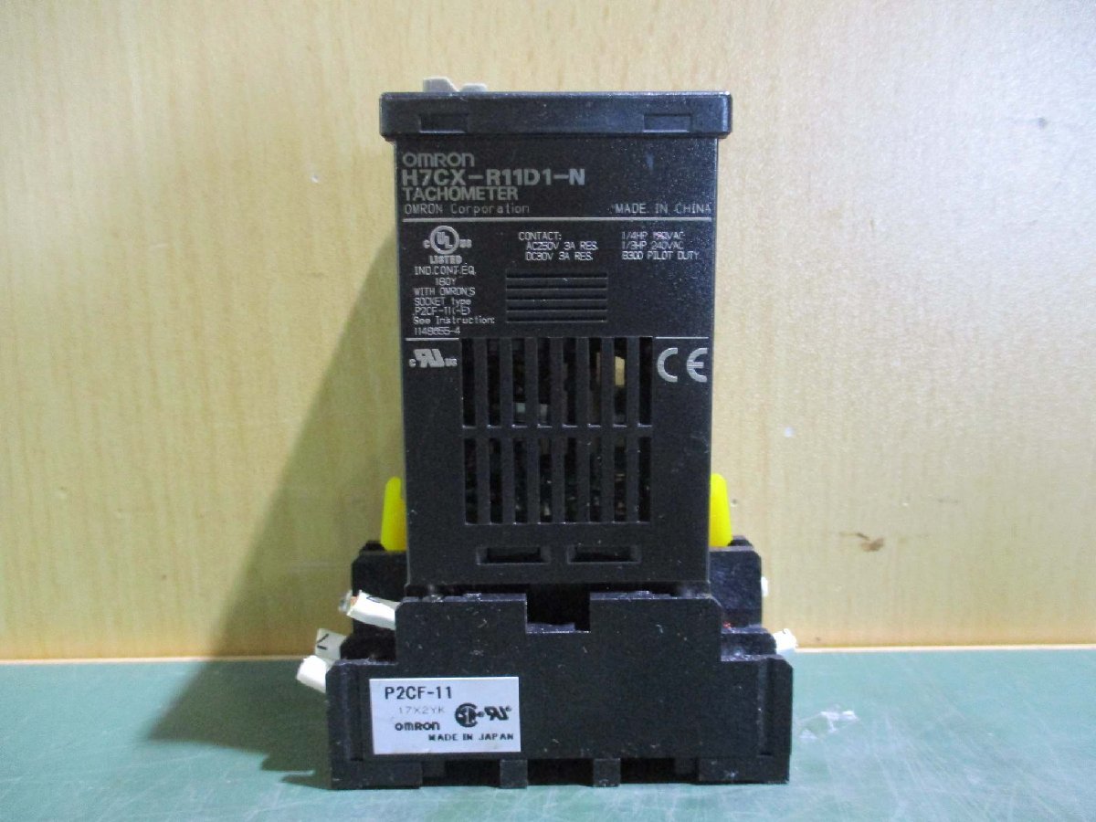 中古OMRON H7CX-R11D1-N デジタルカウンター(JADR50420D377)_画像7