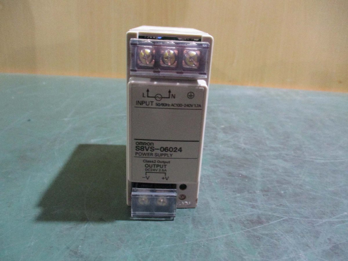 中古 OMRON POWER SUPPLY S8VS-06024/ED2 パワーサプライ(JBMR50627C093)_画像6