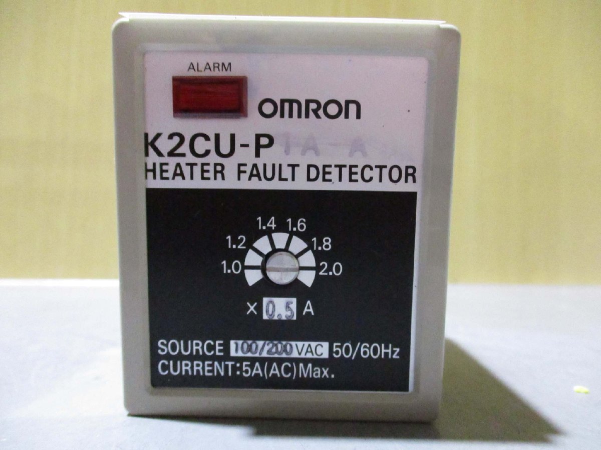 中古オムロン ヒータ断線警報器 K2CU K2CU-P2A-A(JABR41129C155)_画像4
