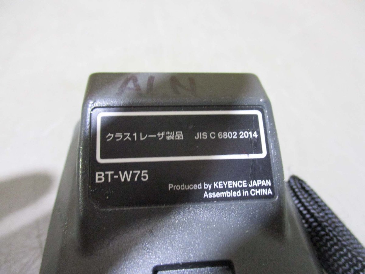 中古 KEYENCE BT-W75＜電池付＞*5個/BT-CG35*1 ハンディターミナル充電台 通電OK(JBJR50708E017)_画像6