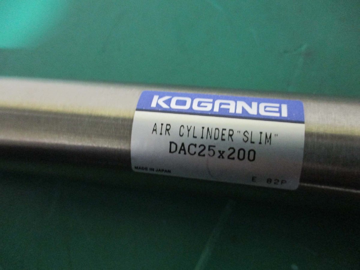 中古KOGANEI AIR CYLINDER(SLIM) DAC25*200 エアシリンダー(スリム)(FBPR50202D029)_画像6