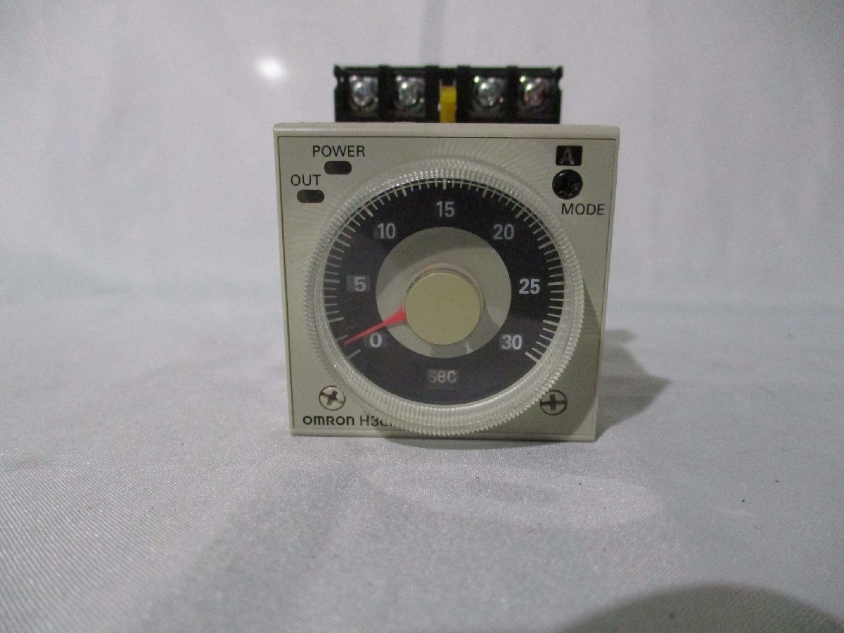 中古 OMRON TIMER H3CR-A8 ソリッドステート・タイマ 送料別(JAAR40922D134)_画像2