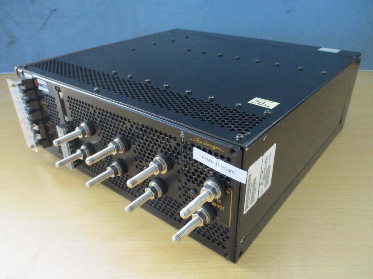 中古 SHINDENGEN AC/DCコンバーター BX05600 AC200-240V 5V 600A(HAMR41118D003)