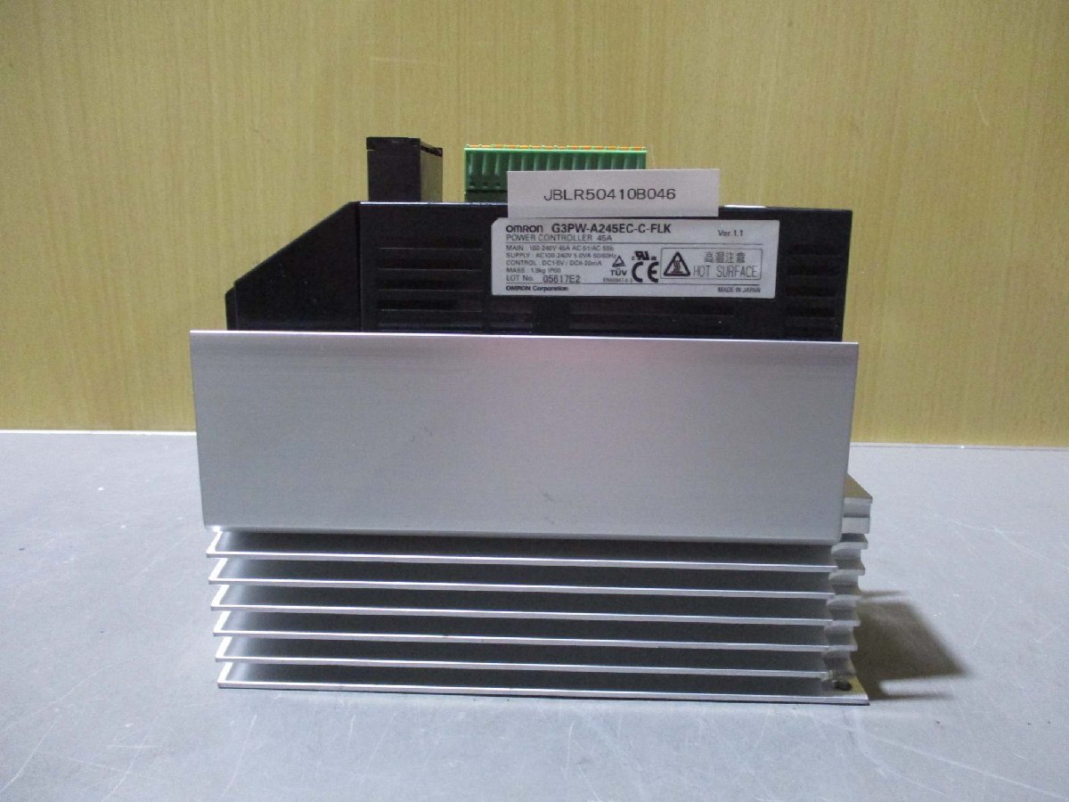 中古 OMRON G3PW-A245EC-C-FLK単相電力調整器 45A(JBLR50410B046)