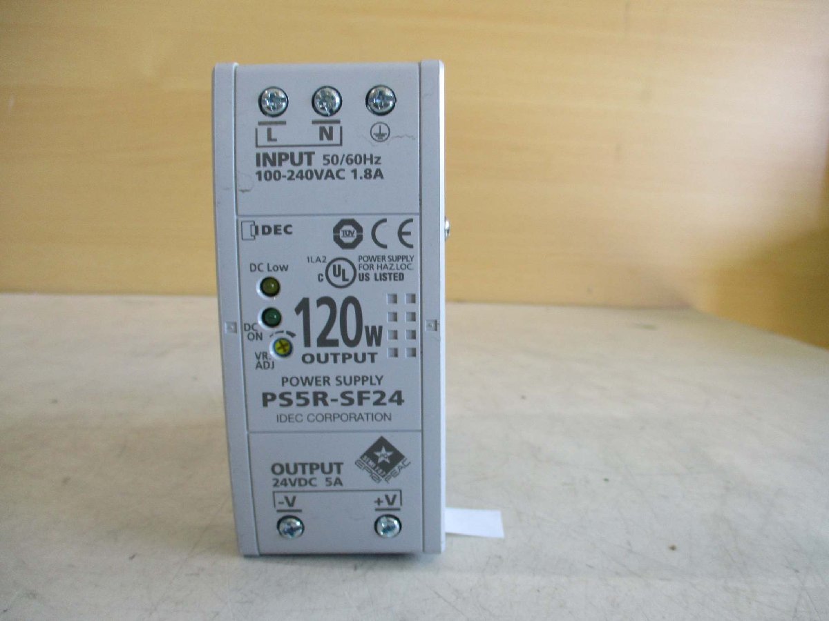 中古IDEC Corporation PS5R-SF24 Power Supply 24V AC 5A(JBXR50107D064)_画像3