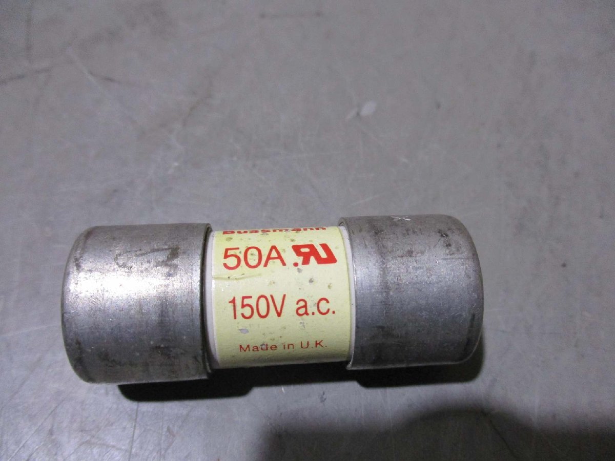 中古 BUSSMANN High Speed Fuse Solar FWA-50A21F 高速ヒューズソーラー 50A 150V a.c. [10個セット](JBTR50204D025)_画像3