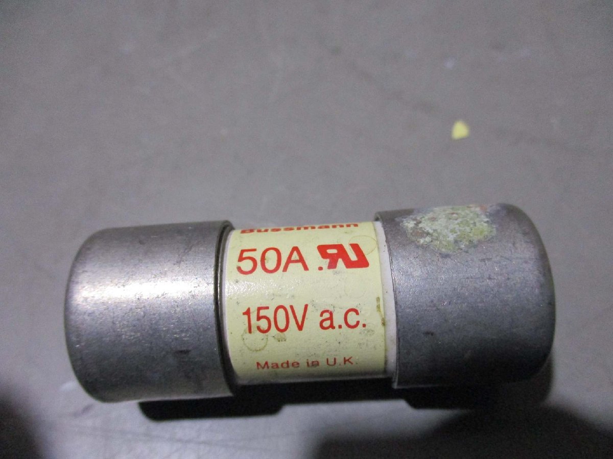 中古 BUSSMANN High Speed Fuse Solar FWA-50A21F 高速ヒューズソーラー 50A 150V a.c. [10個セット](JBTR50204D026)_画像3