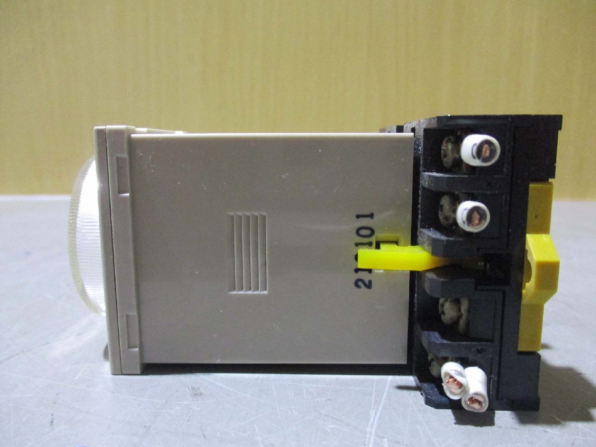 中古 OMRON TIMER H3CR-A8 ソリッドステート・タイマ 送料別(JABR50128D213)_画像7