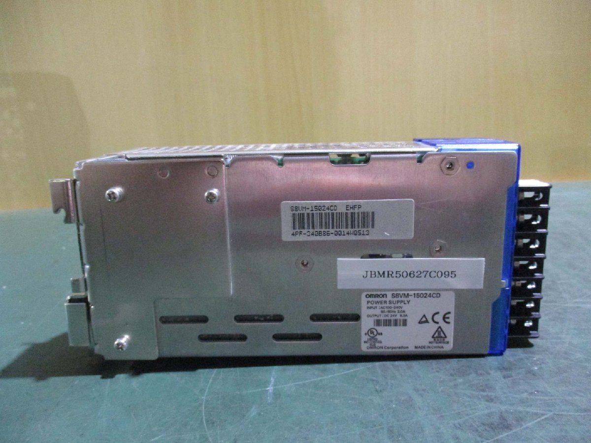 中古 OMRON S8VM-15024CD スイッチング・パワーサプライ DC24V 6.5A(JBMR50627C095)_画像1