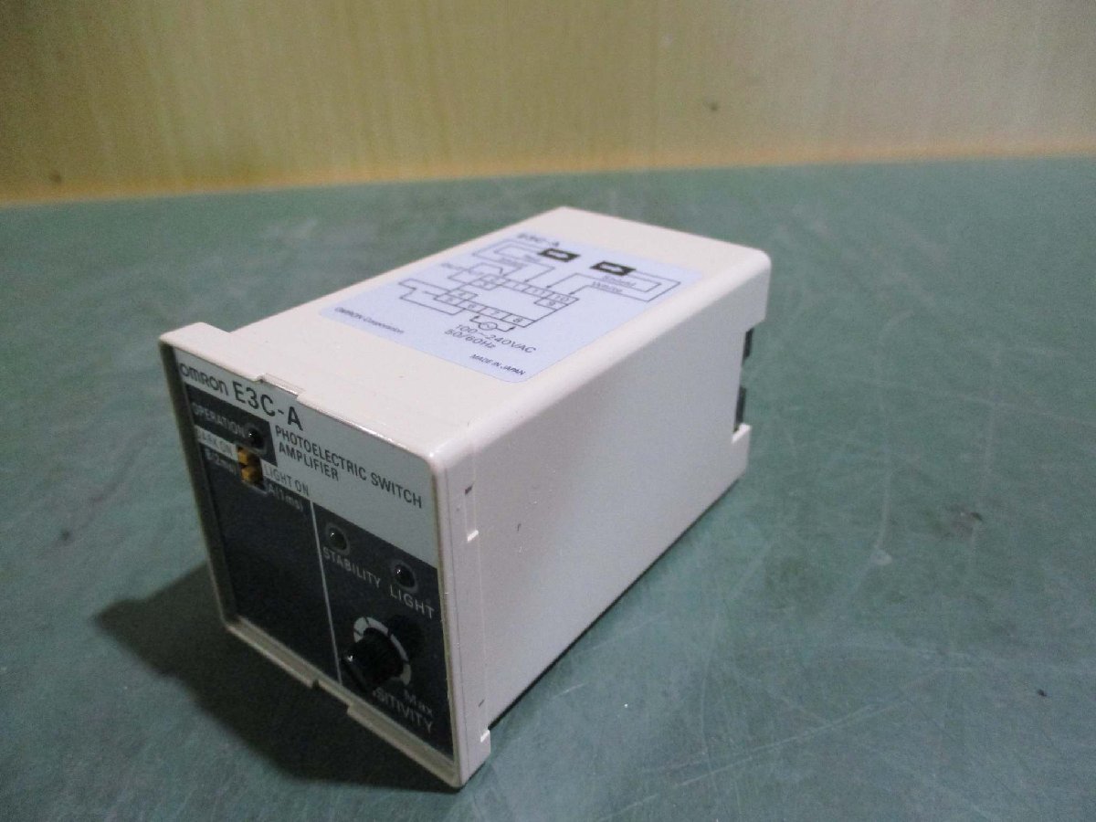 新古 OMRON PHOTO ELECTRIC SWITCH E3C-A 光電センサースイッチ(FBJR50311B001)_画像7