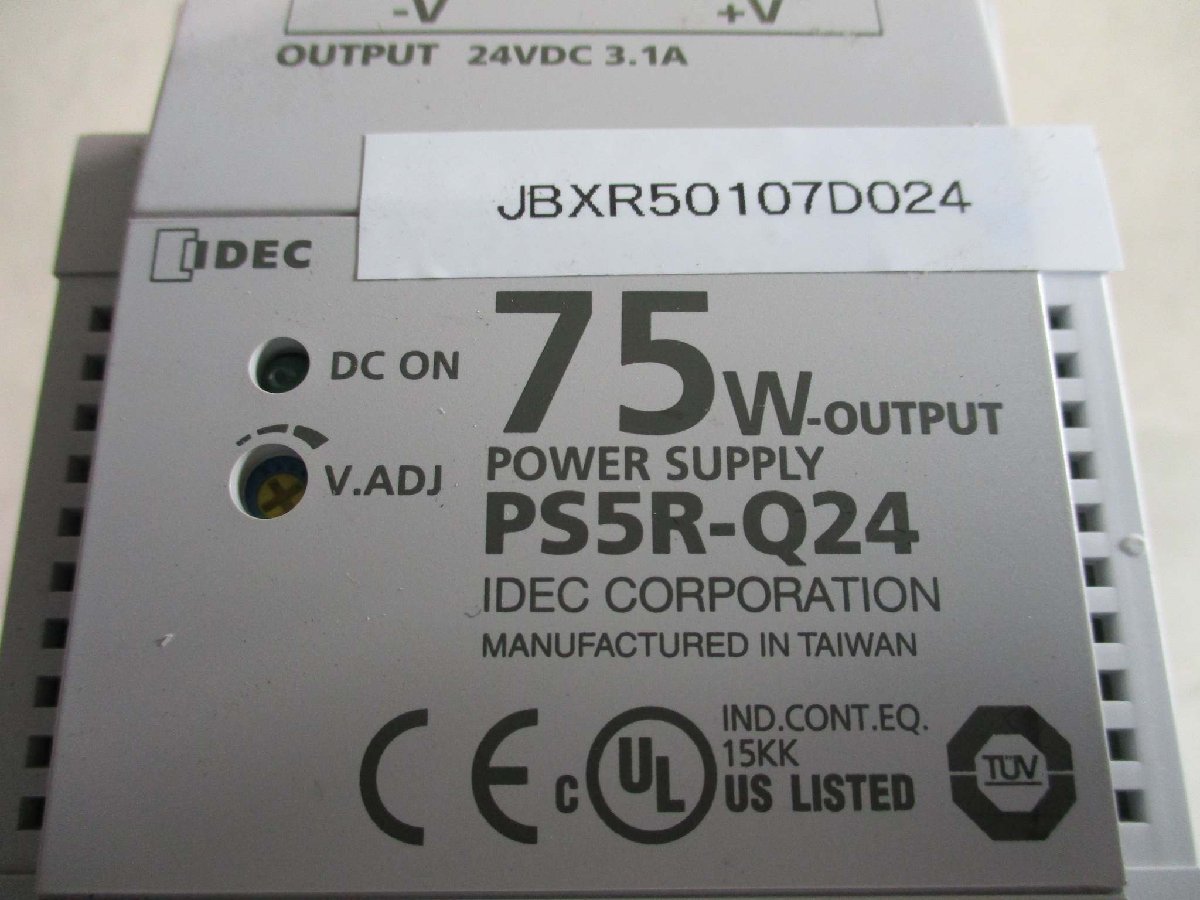 中古IDEC PS5R-Q24 POWER SUPPLY 75W 100-240V AC 1.1A(JBXR50107D024)_画像5