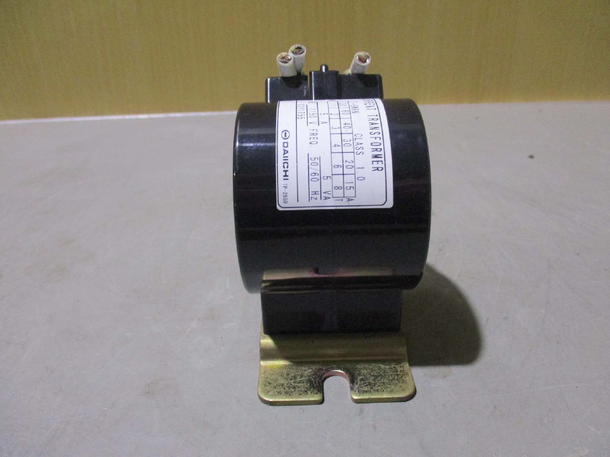 中古 DAIICHI CURRENT TRANSFORMER CT-5MRN 変流器 2セット(JBTR50208D042)_画像3