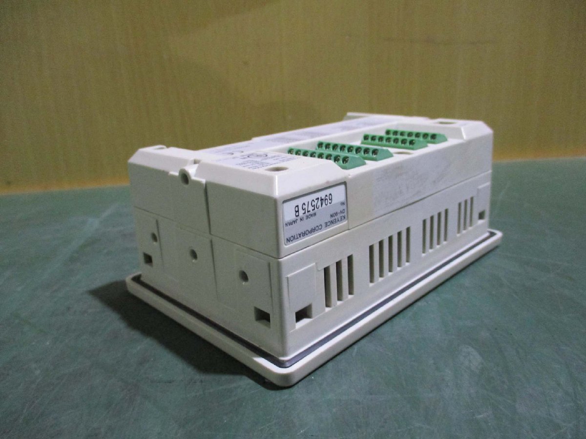 中古 KEYENCE DV-90N バーコードデータ照合装置 AutoID 通電OK(JADR50407C093)_画像5