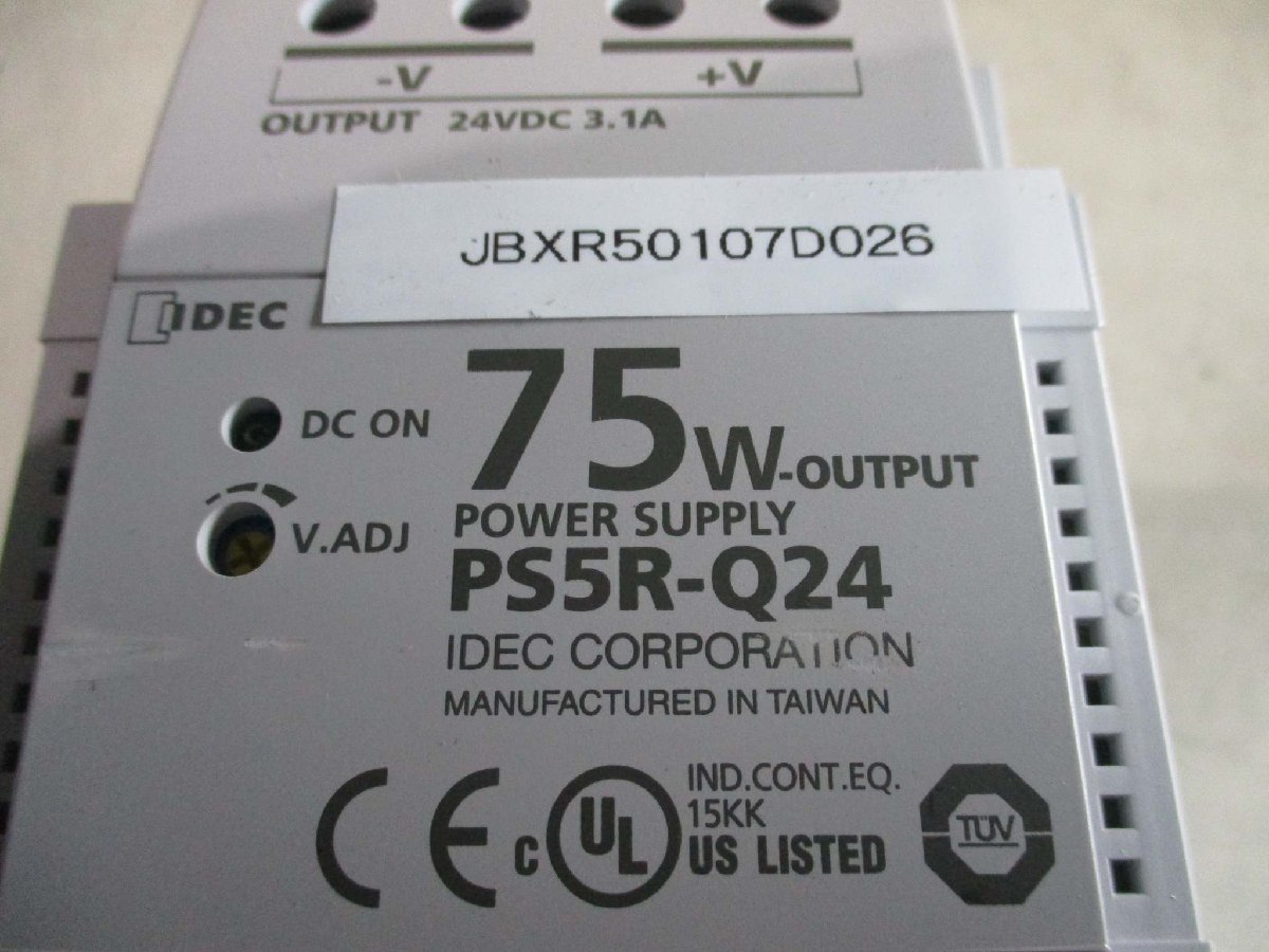 中古IDEC PS5R-Q24 POWER SUPPLY 75W 100-240V AC 1.1A(JBXR50107D026)_画像5