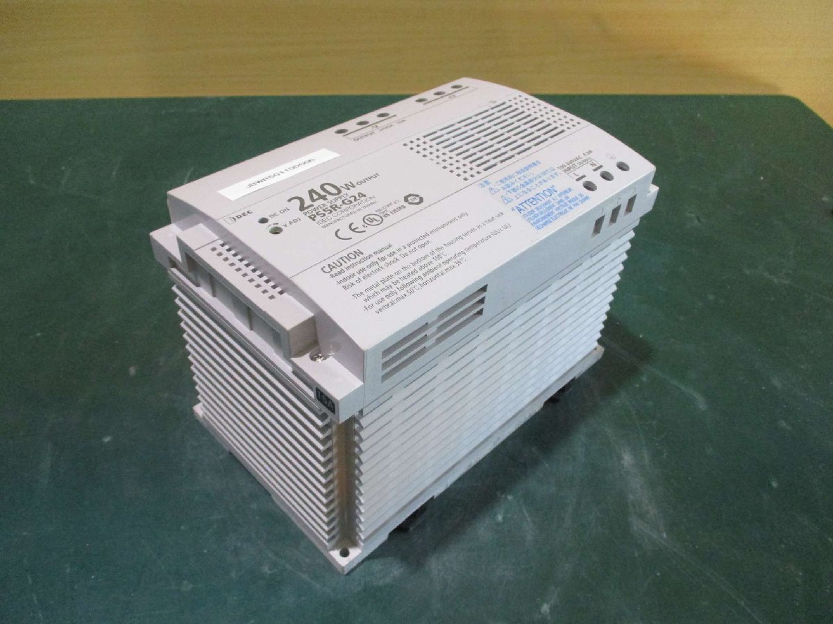 中古 IDEC POWER SUPPLY PS5R-G24 240W(JBWR50110D006)_画像8