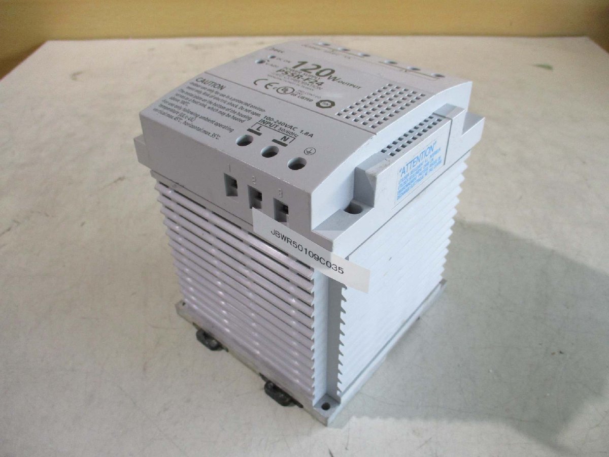 中古IDEC PS5R-F24 POWER SUPPLY 120W 100-240V AC 1.8A(JBWR50109C035)