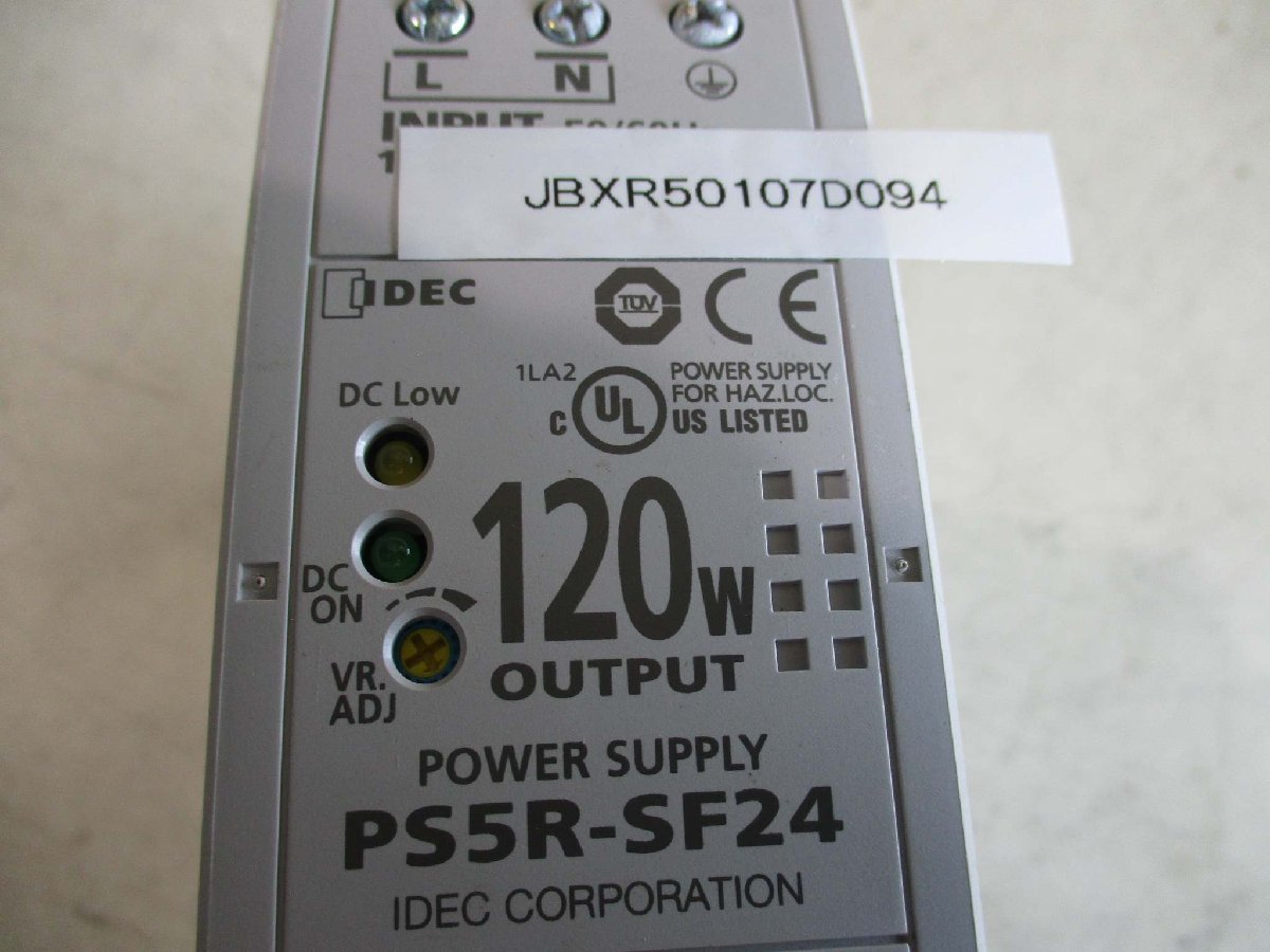 中古IDEC Corporation PS5R-SF24 Power Supply 24V AC 5A(JBXR50107D094)_画像5