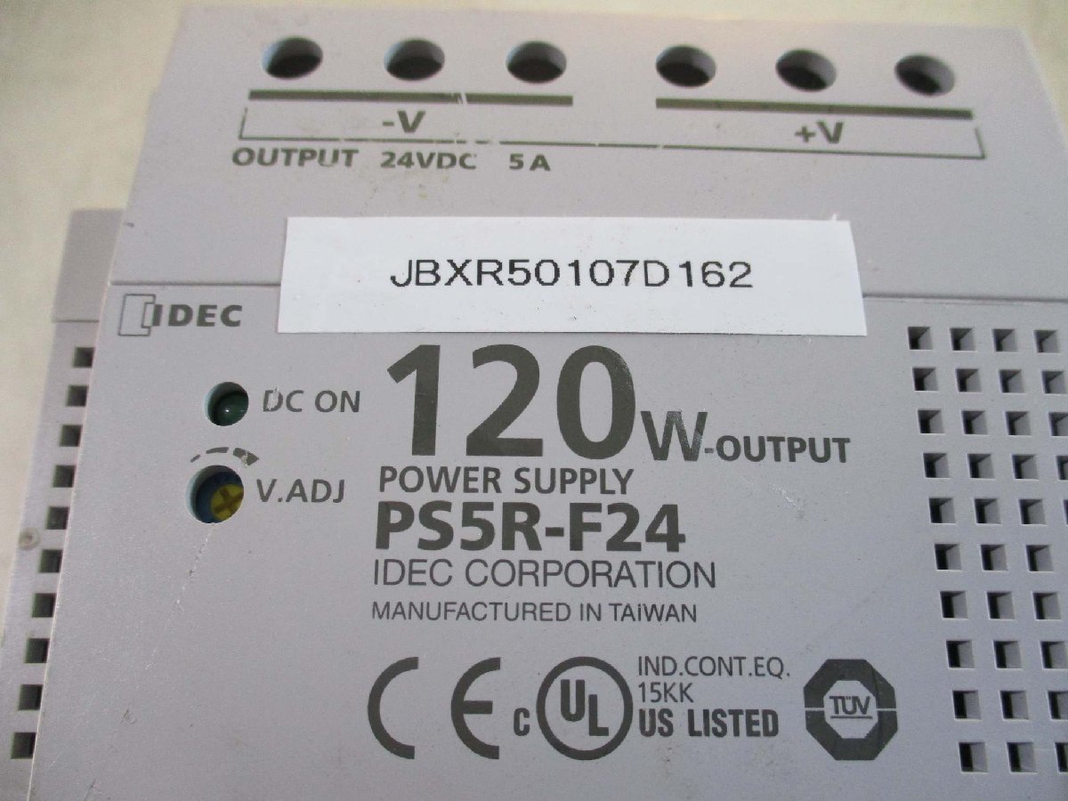 中古IDEC PS5R-F24 POWER SUPPLY 120W 100-240V AC 1.8A(JBXR50107D162)_画像5