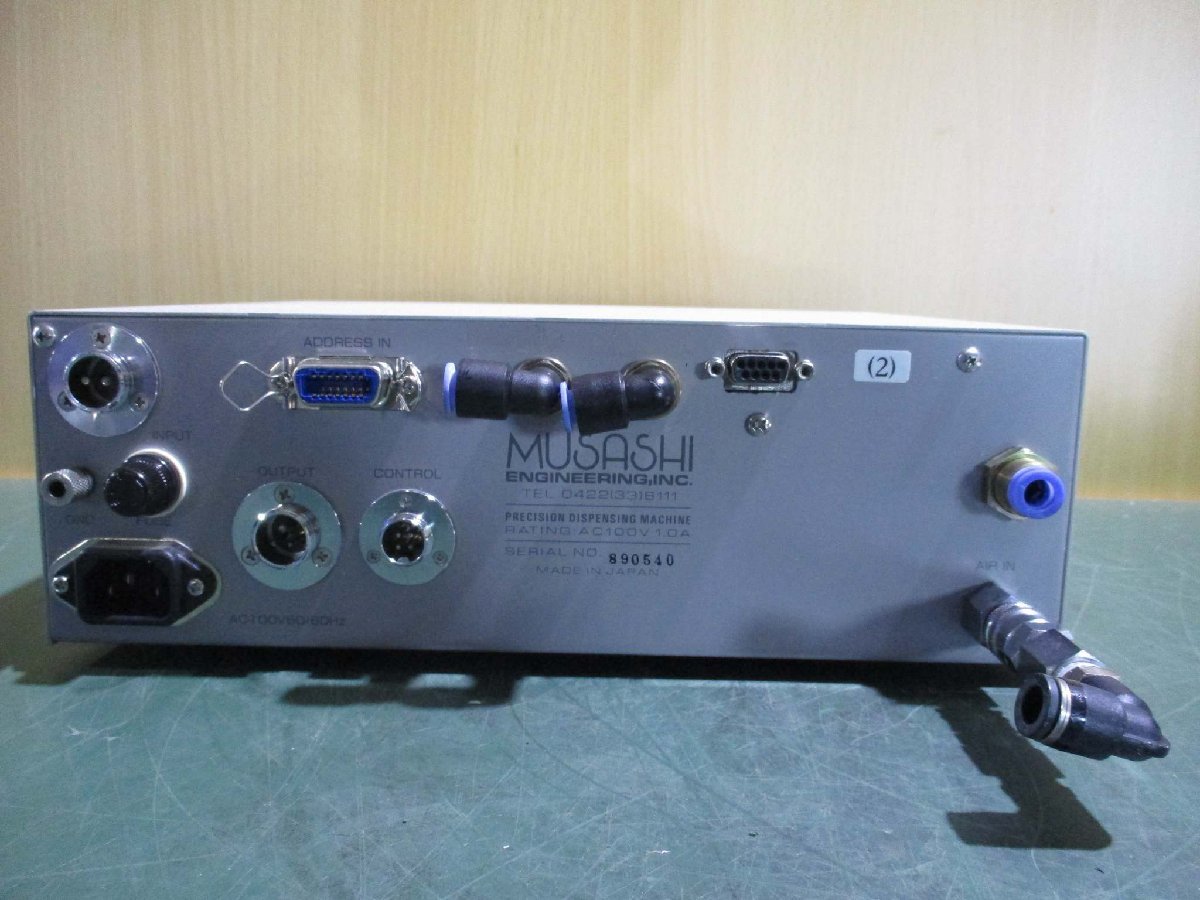 中古 MUSASHI ML-808EX PRECISION DISPENSING MACHINE ディスペンサー 通電OK(JBYR41209C010)_画像4