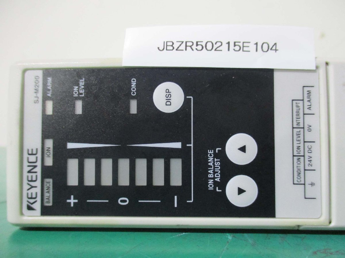 中古 KEYENCE キーエンス イオナイザー SJ-M200 SJ-M020 高性能マイクロ除電器 イオンブロー 静電気除去装置(JBZR50215E104)_画像4