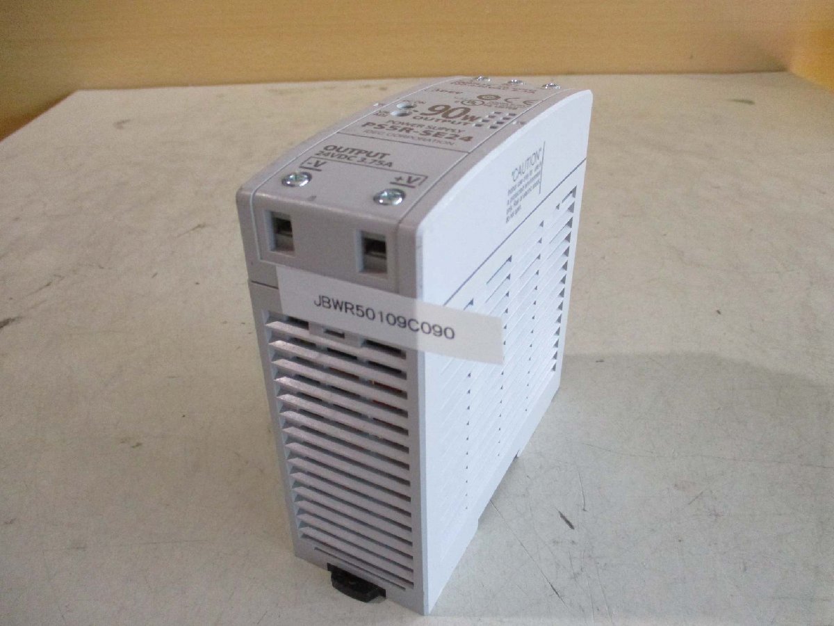 中古Idec PS5R-SE24 Slim Line DIN Rail Power Supply 24VDC 3.75A 90W(JBWR50109C090)