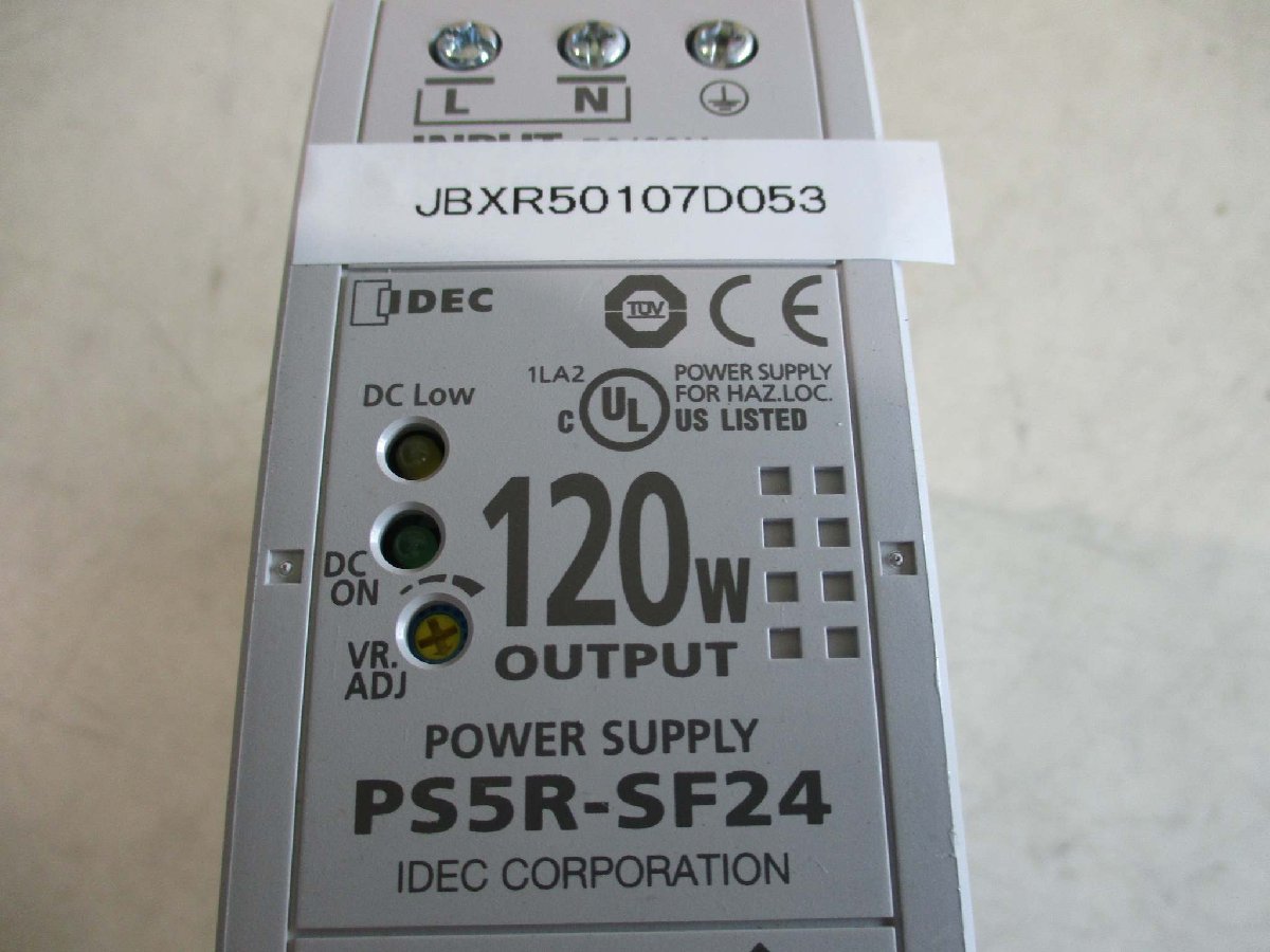 中古IDEC Corporation PS5R-SF24 Power Supply 24V AC 5A(JBXR50107D053)_画像5