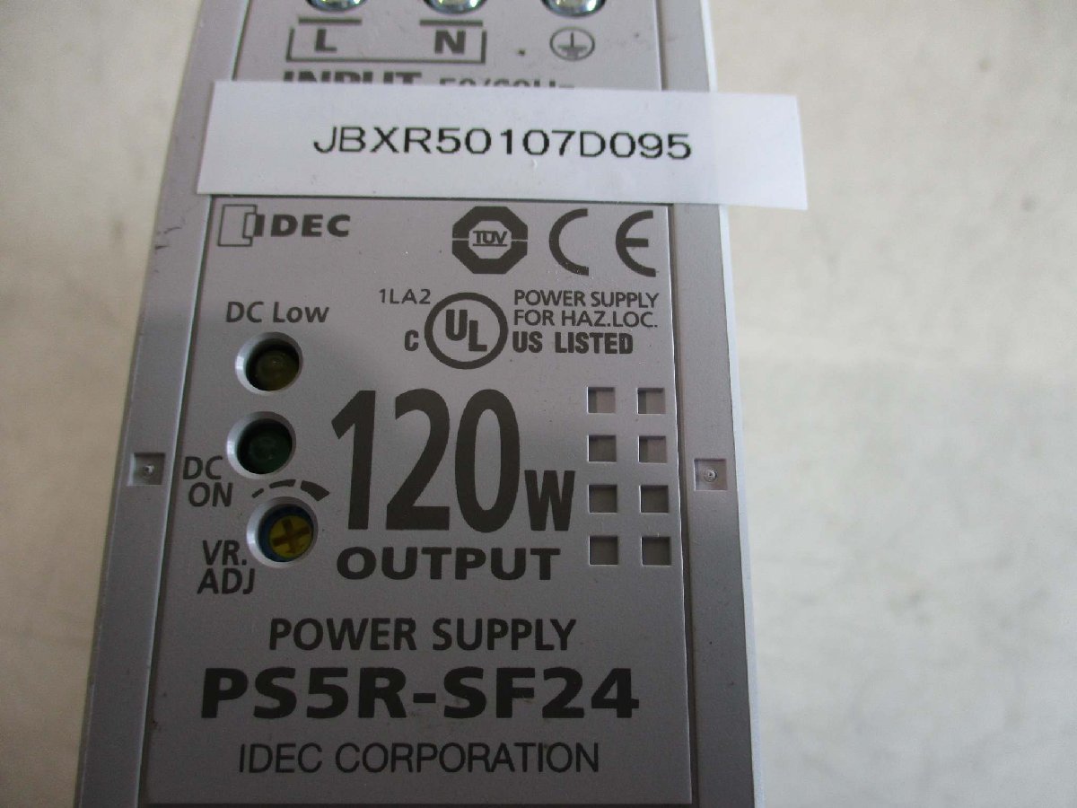 中古IDEC Corporation PS5R-SF24 Power Supply 24V AC 5A(JBXR50107D095)_画像5