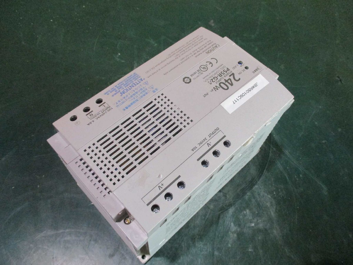 中古IDEC PS5R-G24 POWER SUPPLY 240W 100-240V AC 4.0A(JBWR50109C117)_画像8