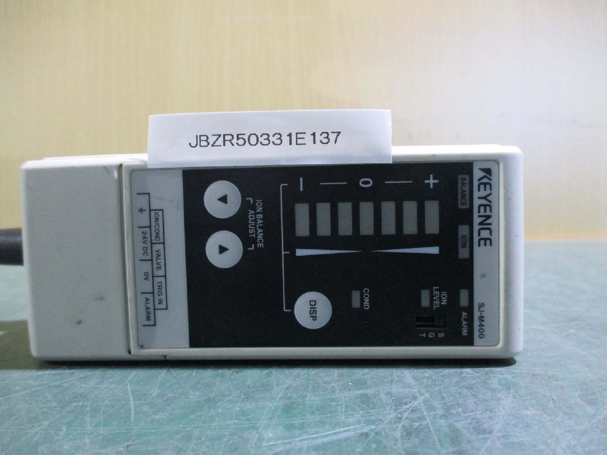 中古 KEYENCE SJ-M040 / SJ-M400 高性能マイクロ除電器(JBZR50331E137)_画像3