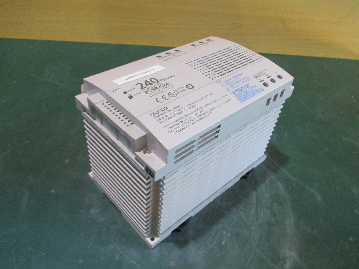 中古 IDEC POWER SUPPLY PS5R-G24 240W(JBWR50110D008)_画像8
