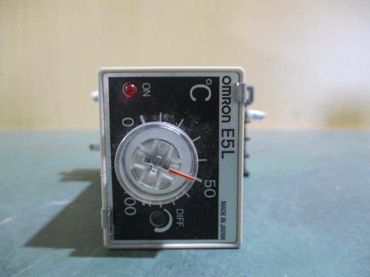 中古 OMRON TEMPERATURE CONTROLLER E5L-A 温度調節器(JADR50417D311)_画像3