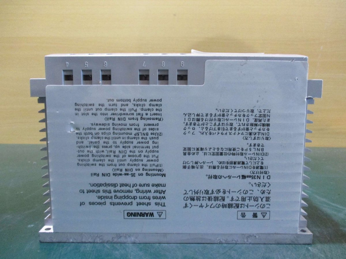 中古 IDEC POWER SUPPLY PS5R-G24 240W(JBWR50110B202)_画像5