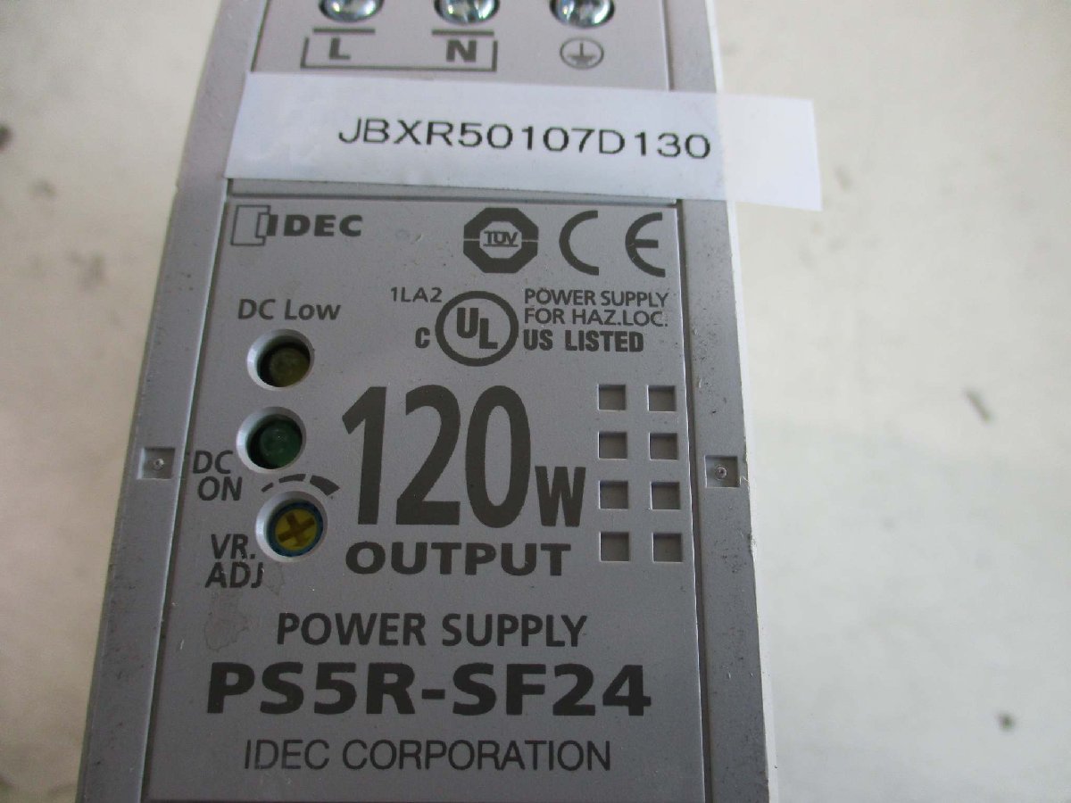 中古IDEC Corporation PS5R-SF24 Power Supply 24V AC 5A(JBXR50107D130)_画像5