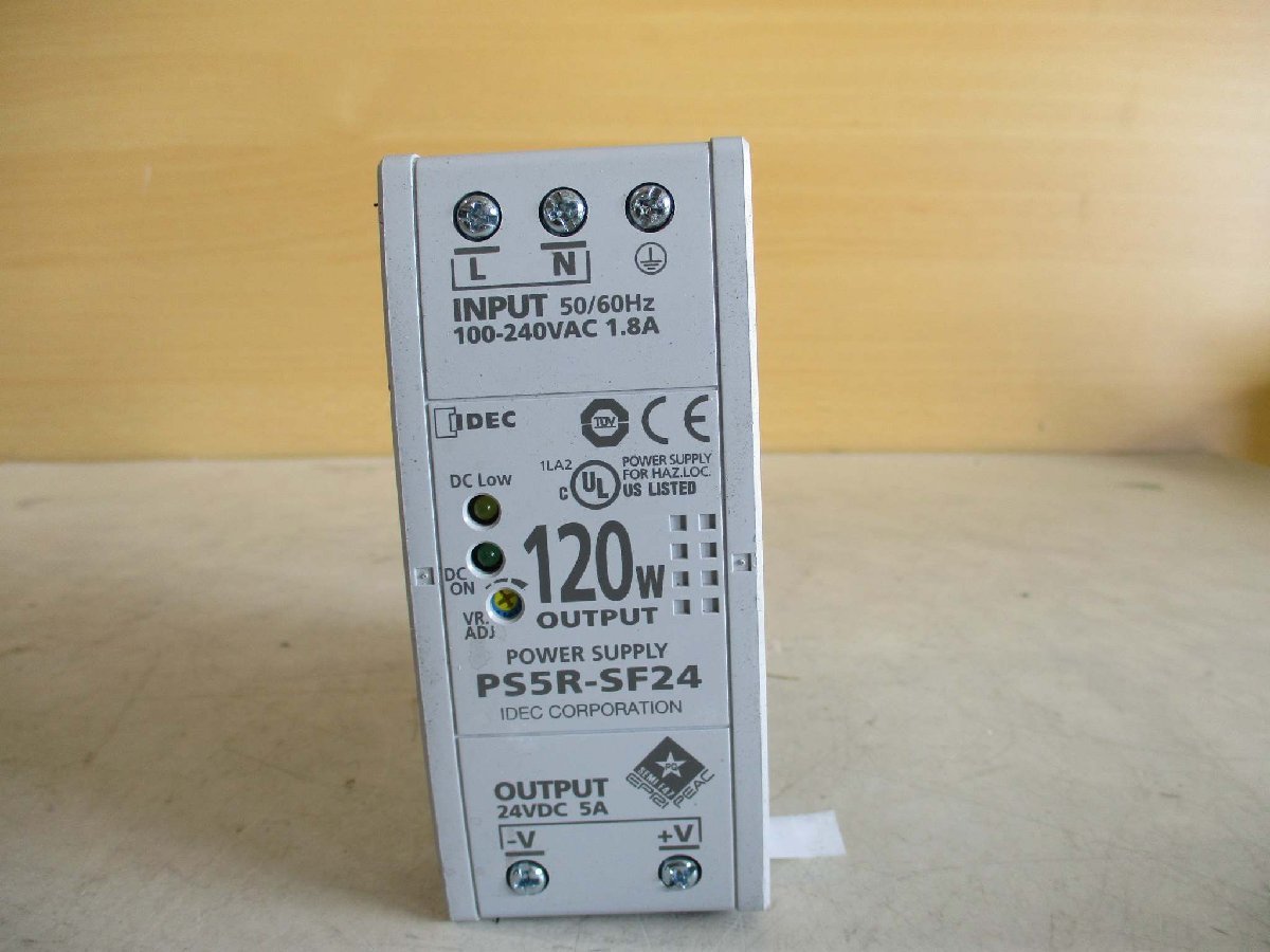 中古IDEC Corporation PS5R-SF24 Power Supply 24V AC 5A(JBXR50107D130)_画像4