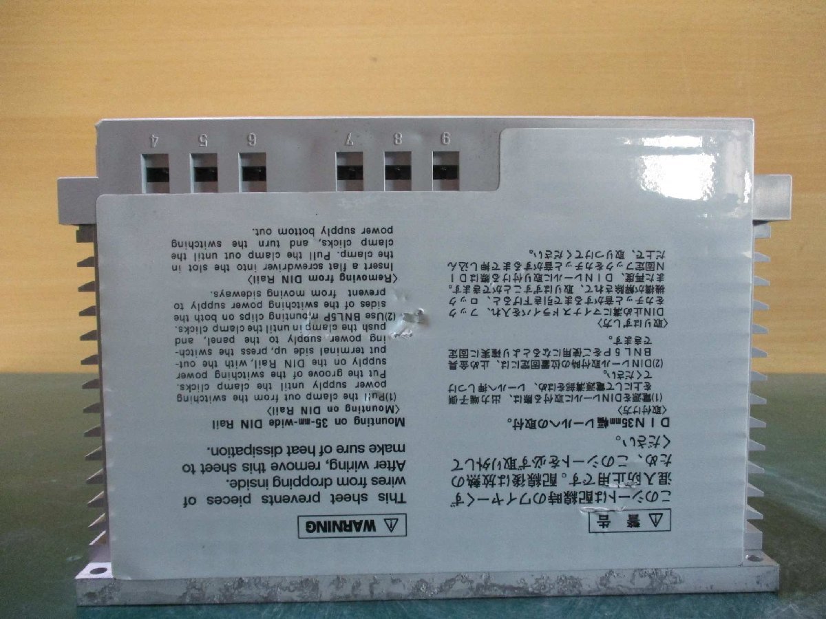 中古IDEC PS5R-G24 POWER SUPPLY 240W 100-240V AC 4.0A(JBWR50109C135)_画像5