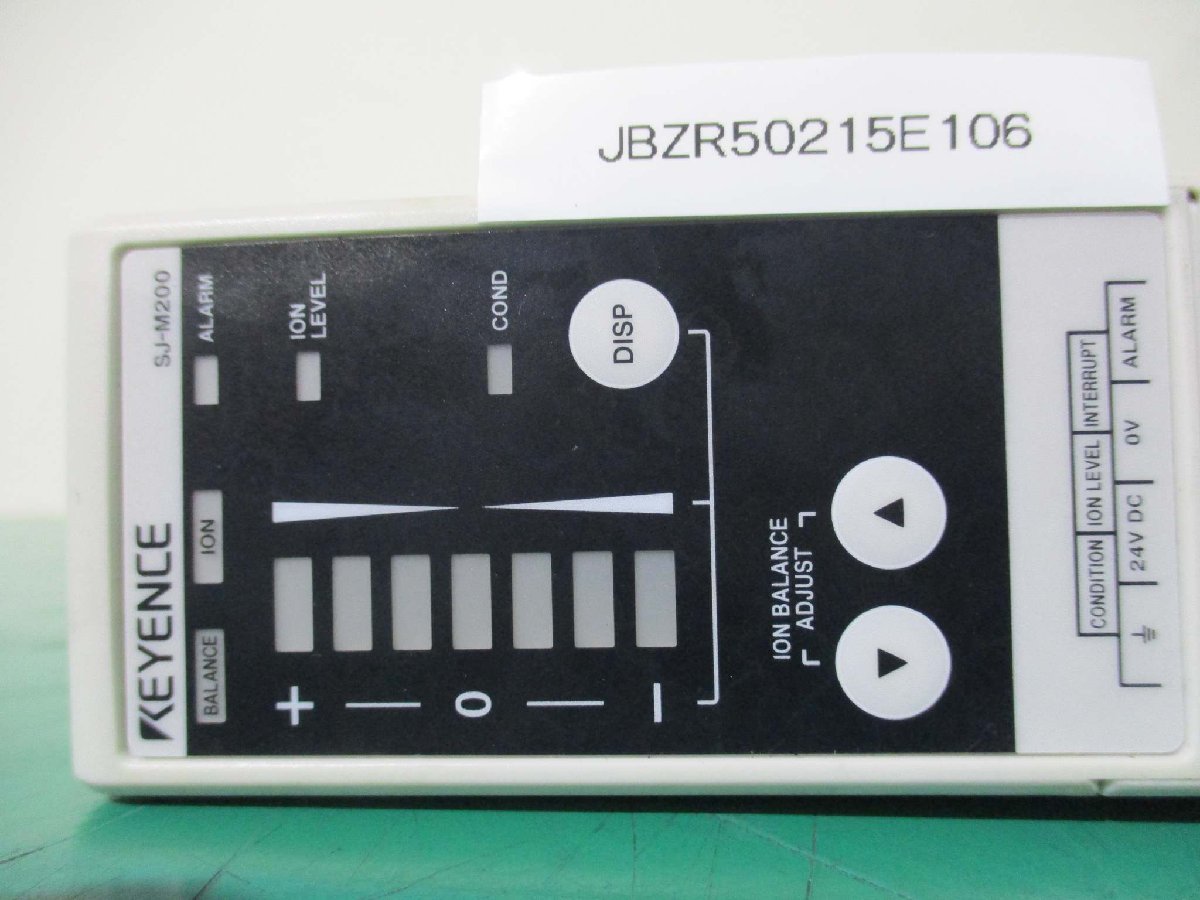 中古 KEYENCE キーエンス イオナイザー SJ-M200 SJ-M020 高性能マイクロ除電器 イオンブロー 静電気除去装置(JBZR50215E106)の画像4