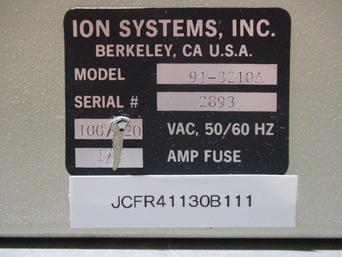 中古NilStat 3210 FlowBar Controller Quartz Timing ION Systems 91-3210A(JCFR41130B111)_画像2