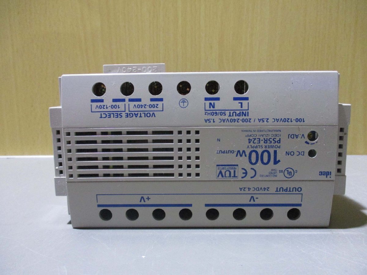 中古 IDEC PS5R-E24 スイッチング電源 入力100～240v出力24v 100w(JCER41115B115)_画像6