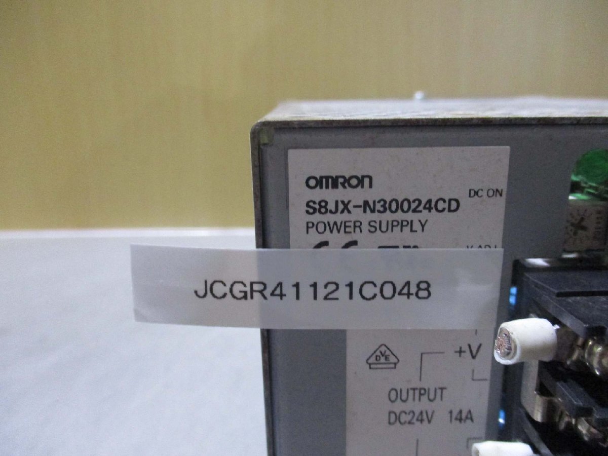 中古 OMRON S8JX-N30024CD パワーサプライ(JCGR41121C048)_画像2