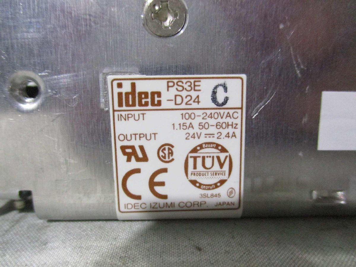 中古 IDEC PS3E-D24C スイッチング パワーサプライ(JCDR41018C063)_画像3