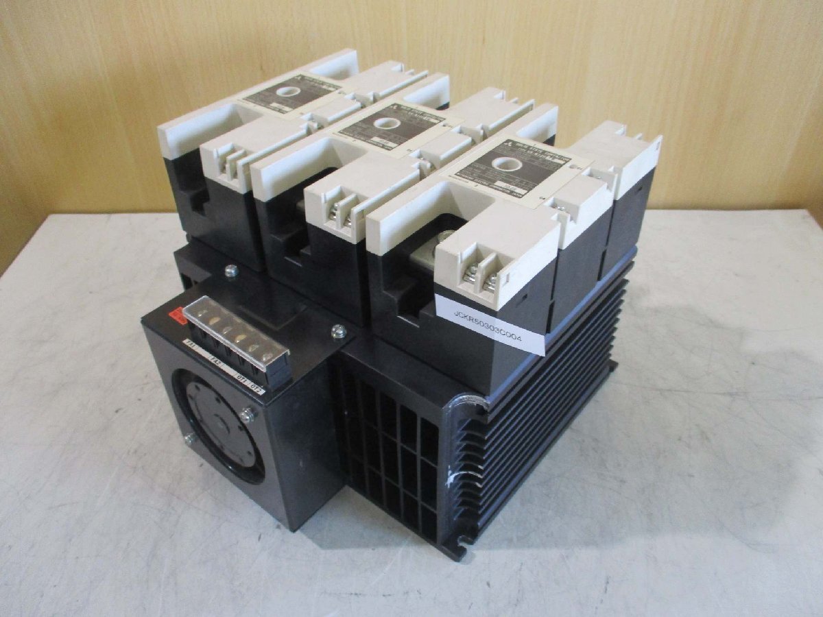 中古 MITSUBISHI SOLID STATE CONTACTOR US-K120TE ソリッドステート コンタクタ AC100-240V 3セット(JCKR50303C004)_画像2