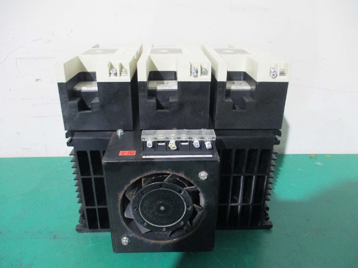 中古 MITSUBISHI SOLID STATE CONTACTOR US-K120TE ソリッドステート コンタクタ AC100-240V [3個セット](JCLR50216D019)_画像2