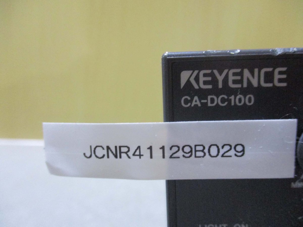 中古KEYENCE CA-DC100 デジタル画像センサ(JCNR41129B029)_画像6