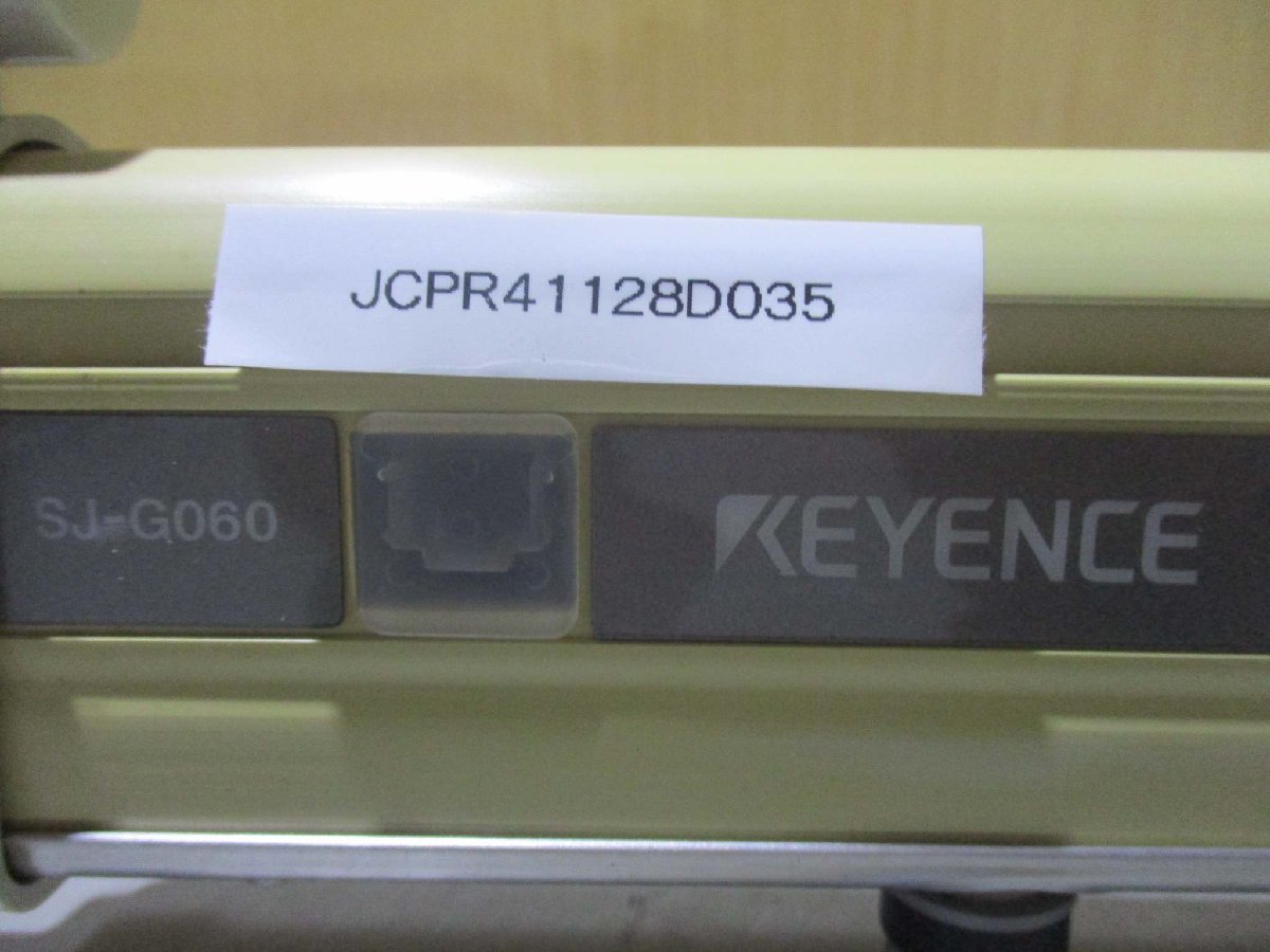 中古KEYENCE コントローラ内蔵除電器 バータイプ本体SJ-G060(JCPR41128D035)_画像2